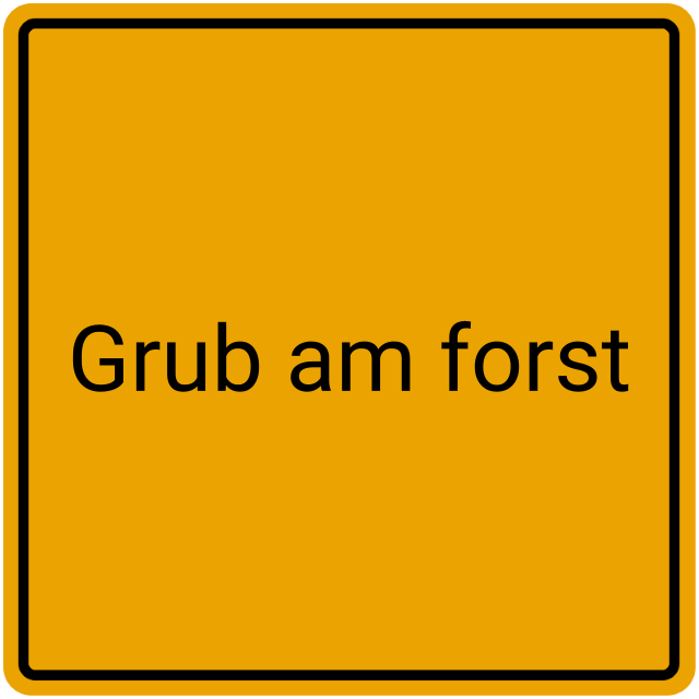 Meldebestätigung Grub am Forst